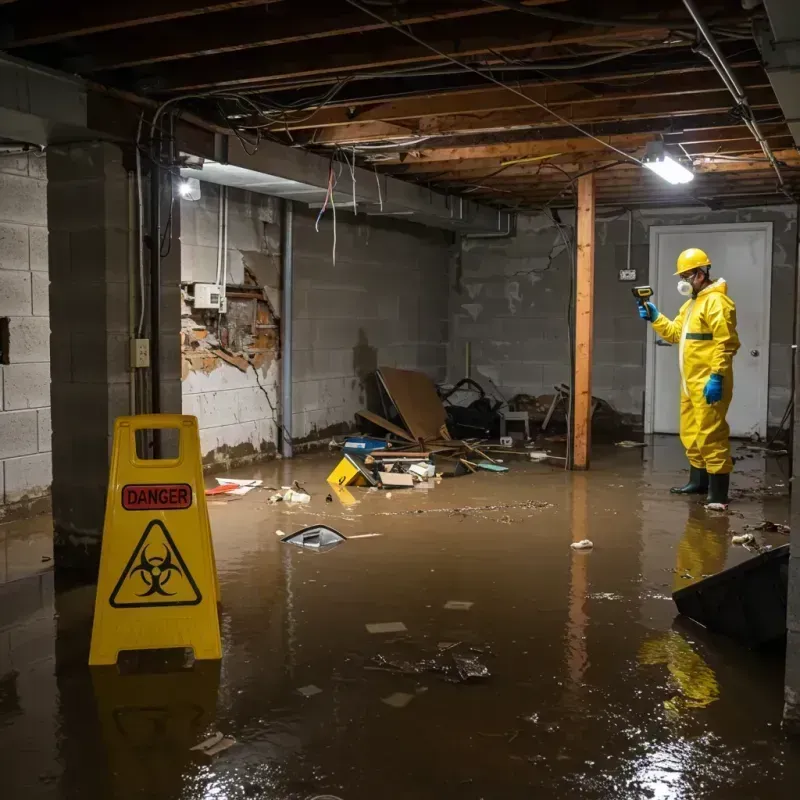 Flooded Basement Electrical Hazard in Fajardo, PR Property